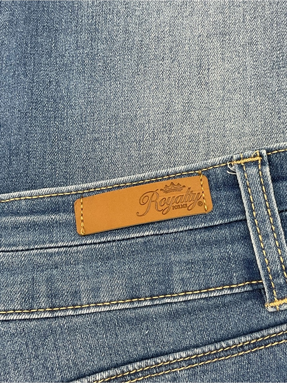 Royalty For Me High-Rise 20" Crop Jeans, 10 - Picture 7 of 10